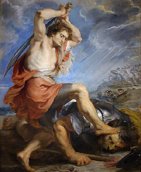 Peter Paul Rubens David Slaying Goliath china oil painting image